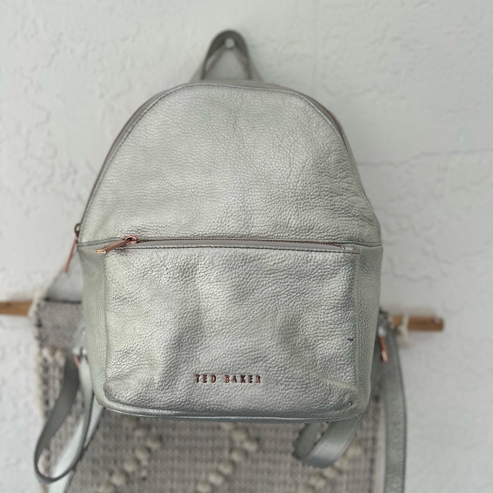 Ted Baker Silver Backpack